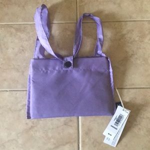 Lavender Purple Gap Foldable Nylon Tote Bag